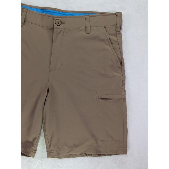 Khaki Cargo Golf Shorts by Birdie Bound 38W 9L (labeled 36W) - Picture 4 of 10